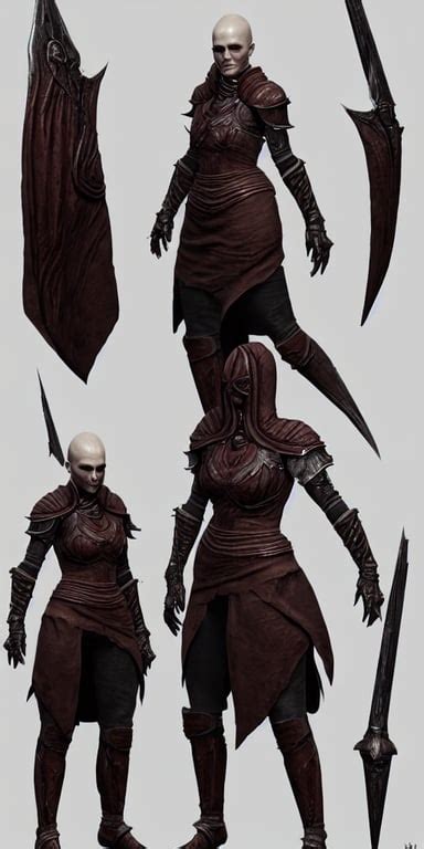 Prompthunt Stylized Muscular Female Grand Inquisitor Eldenring Boss Concept Art Character