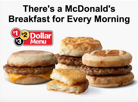 Save On Breakfast With The 1 2 3 Dollar Menu At McDonald S