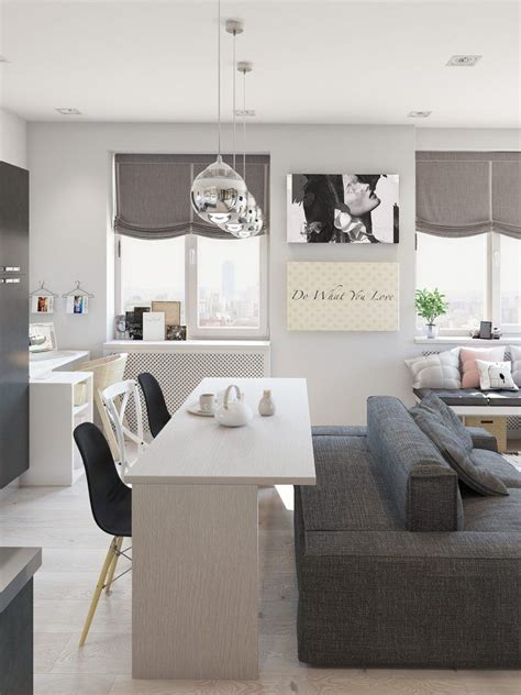 Studio Apartment Interior Design With Cute Decorating Ideas Small