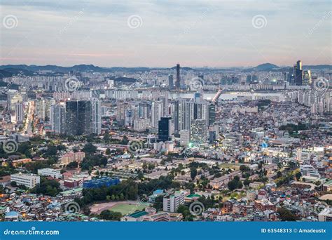 Seoul South Korea Circa September 2015 Panorama Of Seoul South