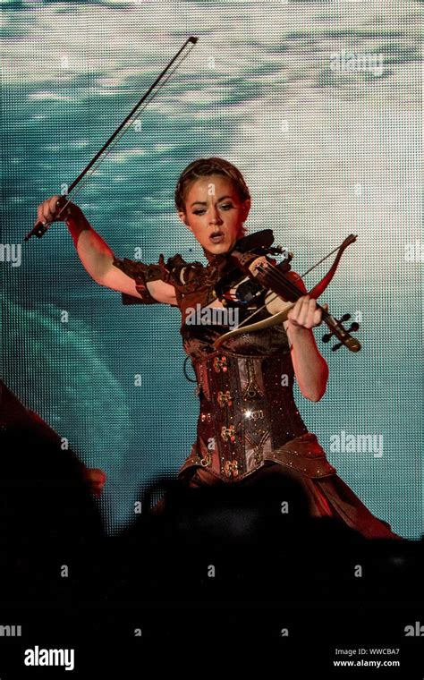 American Violinist Singer And Songwriter Lindsey Stirling Performs Live At Alcatraz In Milano