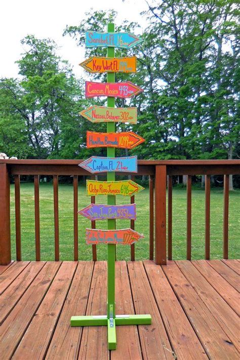 Custom Directional Sign Post With Stand Add On In 2020 Directional
