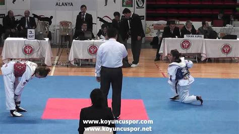 49kg Nurgul Yucel Demet Sahin 2012 Turkish Senyor Taekwondo