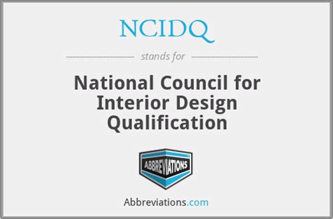 Ncidq National Council For Interior Design Qualification