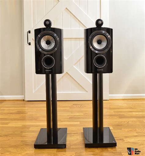 Gloss Black Bowers And Wilkins 805 D3 With Bandw Factory Stands Photo