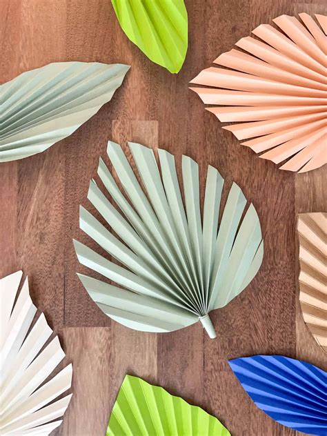 Easy To Make Paper Palm Leaves • A Subtle Revelry