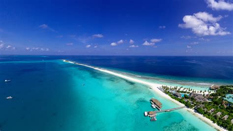 Island Ocean Aerial View Tropics Vacation Paradise 4k