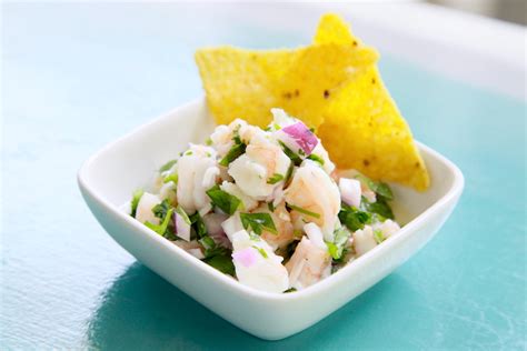 A simple shrimp ceviche for beginners made with poached shrimp instead of raw and finished with needless to say, this shrimp ceviche is on heavy rotation. Coconut lime shrimp ceviche tastes like you are on a tropical vacation