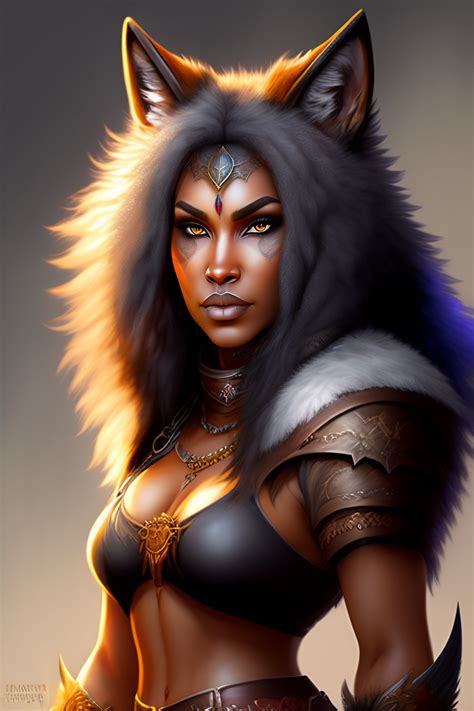 lexica wolf woman anthro furry cute plus size wolf female warrior werewolf worgen