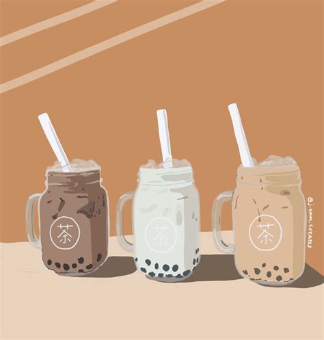 Illustration about cute cartoon bubble tea cups drawing set. Boba Tea Grawings : Your boba tea stock images are ready ...