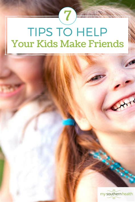 7 Ways To Help Your Kids Make Friendships My Southern Health Social