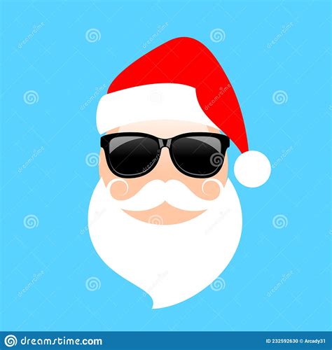 Santa Emoji Christmas Creator Vector Set Santa Claus Smileys Character