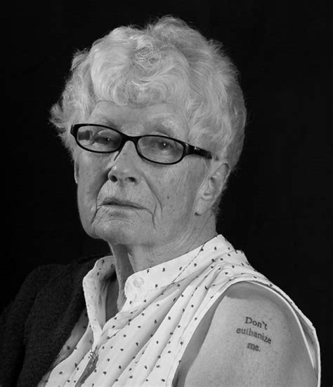 Fearful 81 Year Old Woman Gets Tattoo Saying “don’t Euthanize Me”