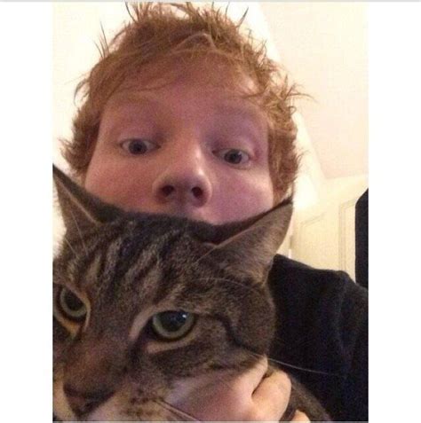 Ed Sheeran And His Kitty Graham Famosos Dibujos Foto