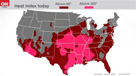 Weather Forecast Dangerous Heat Impacting Over 72 Million Cnn