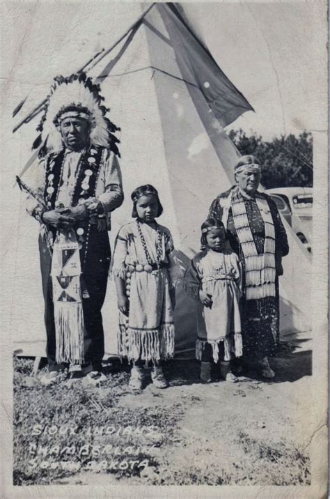 Yankton Circa 1945 Indigenous North Americans Native American