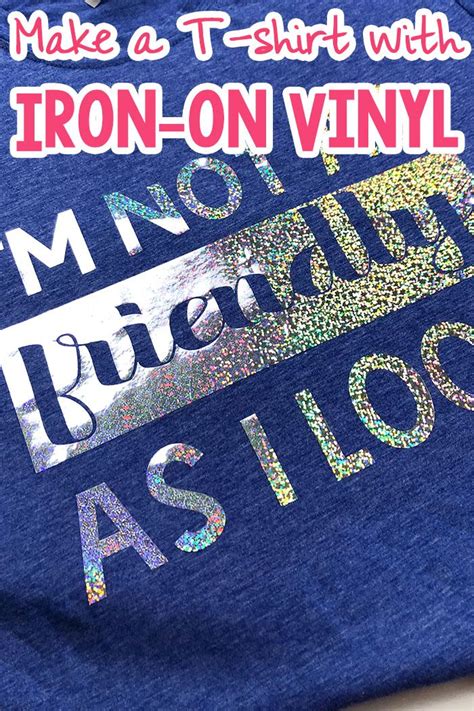 iron on vinyl can be intimidating when you are just getting started but this really easy