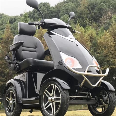 Four Wheel Luxury Electric Mobility Scooter Senior Citizen Adults