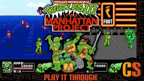 Teenage Mutant Ninja Turtles Iii The Manhattan Project For Nintendo Nes