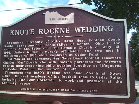 History Knute Rockne Wedding Uploaded By Shozu Douglas E Welch