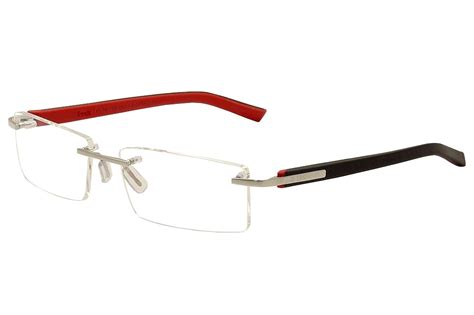 Tag Heuer Mens Eyeglasses Trends Th8110 Th8110 Rimless Optical Frame