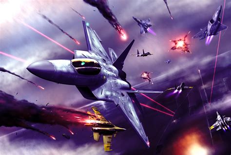 Ace Combat Game Jet Airplane Aircraft Fighter Plane Military