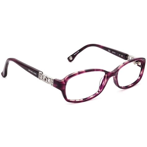 michael kors women s eyeglasses mk217 502 purple tortoise etsy