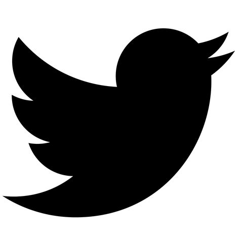 Silhouette computer icons twitter, twitter, logo, computer wallpaper, monochrome png. Twitter Logo Png Black