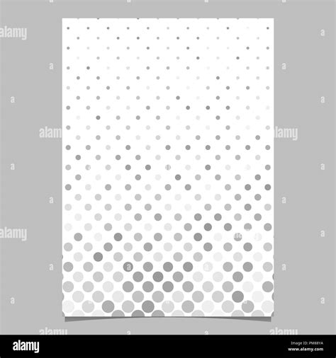 Grey Circle Pattern Brochure Background Vector Stationery Design