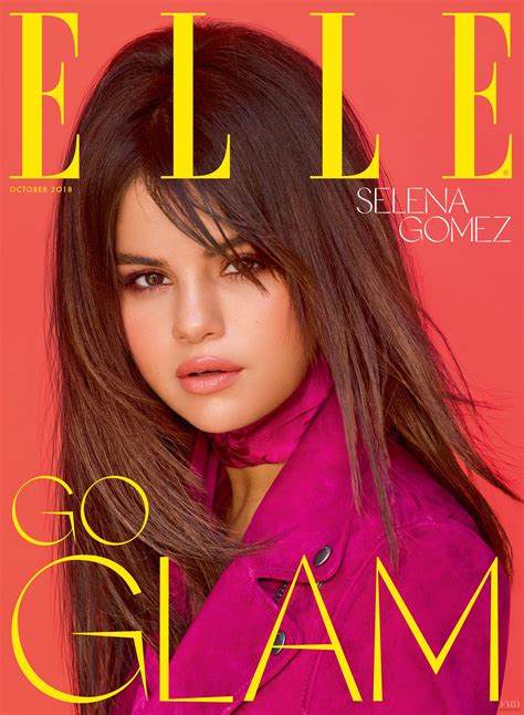 Cover Of Elle Usa With Selena Gomez October 2018 Id47710 Magazines