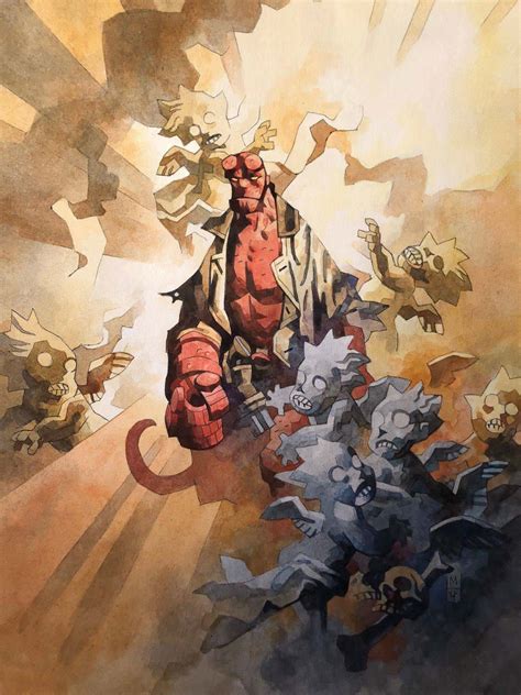 Art New Piece By Mike Mignola Soon To Be On Sale On Ebay Mignolaverse