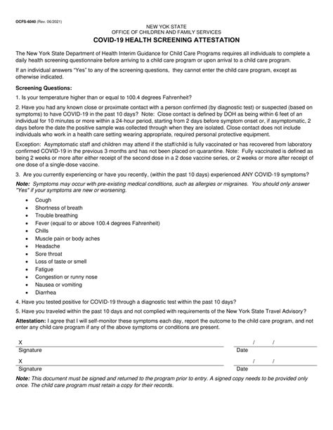 Form Ocfs 6040 Fill Out Sign Online And Download Printable Pdf New