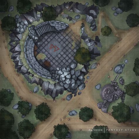 Fantasy Atlas Creating Dandd Table Top Battle Maps Patreon Dungeon