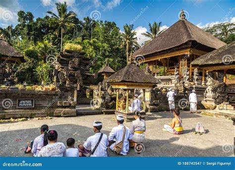 Pura Tirta Empul Temple On Bali Editorial Photography Image Of Asian Empul 188742547