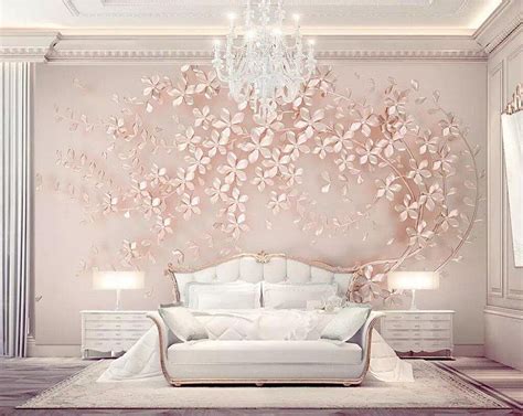 Cjsir Custom Flower Luxury Elegant 3d Stereo Tv Backgrounds Wall Living