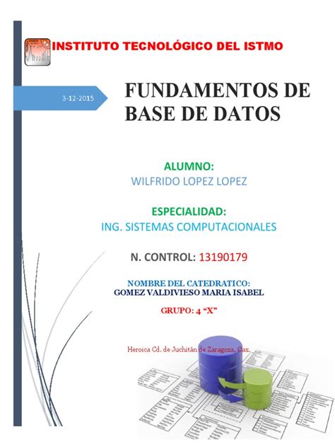 Fundamentos Base De Datos Pdf Bases De Datos Base De Datos Relacional