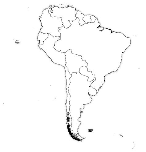 Map South America Blank Get Latest Map Update