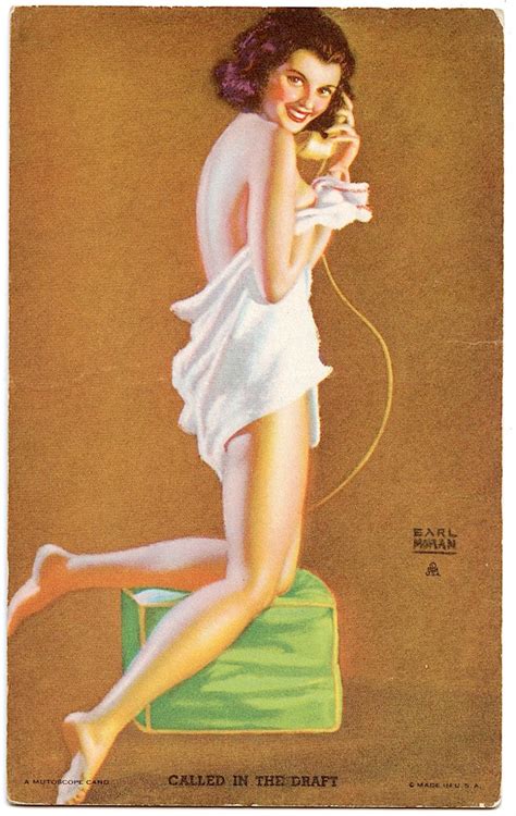 lot original a mutoscope card pin up girl 1940 s 1950s
