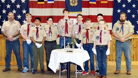 Boy Scouts Conduct Pow Mia Ceremony At Vfw Bowie News