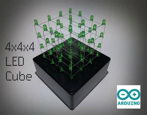 4x4x4 Led Cube Arduino Uno 7 Steps With Pictures Instructables