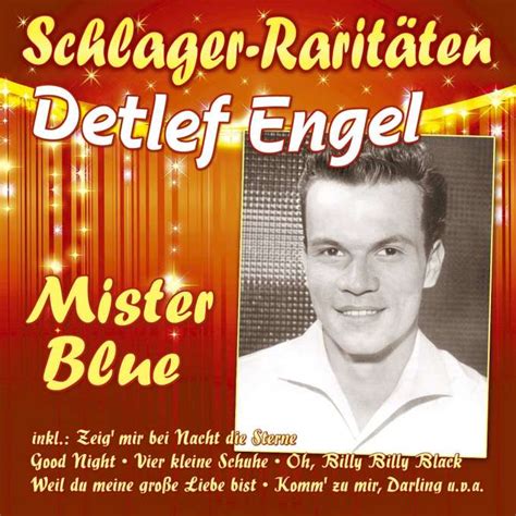 Detlef Engel Mister Blue Schlager Rarit Ten Cd Jpc