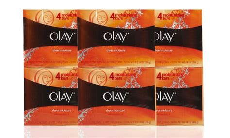 Shop olay moisture outlast ultra moisture beauty bars 6 bars, 4 oz each (3.75 ea )3.75 ea x 6 pack. 12-Pack of Olay Soap Bars | Groupon Goods