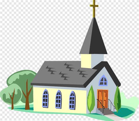 Descarga Gratis Ilustración En Blanco Y Gris De La Iglesia Iglesia