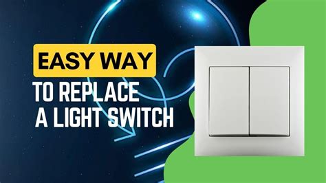 Easy Way To Replace A Double Light Switch Youtube