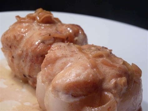 Paupiette de poulet sauce au vin blanc