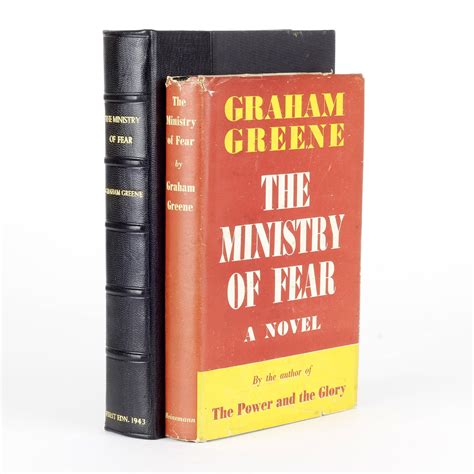 The Ministry Of Fear By Greene Graham Jonkers Rare Books