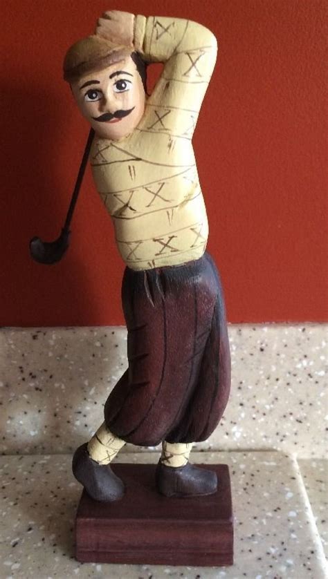 Nostalgic Golfer Figurine Great For Office Or Fathers Day Nostalgic
