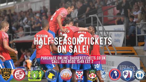 Dagenham And Redbridge Fc Half Season Tickets Are Now Available For Purchase