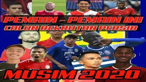 Lima pemain persib yang dilepas musim 2020 yaitu hariono, kevin van kipperluis, muchlis hadi di bursa transfer pemain liga 1 2020, persib merekrut enam pemain baru, yakni victor igbonefo yang. OPSI PEREKRUTAN PEMAIN PERSIB MUSIM 2020 #TRANSFER - YouTube