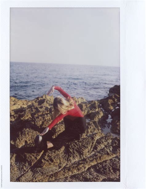 Girl Posing On Seashore By Stocksy Contributor Guille Faingold Stocksy